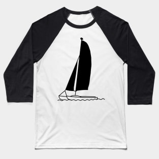 Catamaran with waves Baseball T-Shirt